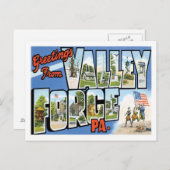 Valley Forge Pennsylvania Us Cityからの挨拶 ポストカード (正面/裏面)