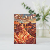 Valley of Fire Nevada ポストカード (スタンド正面)