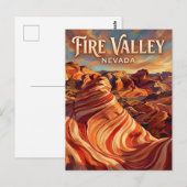 Valley of Fire Nevada ポストカード (正面/裏面)