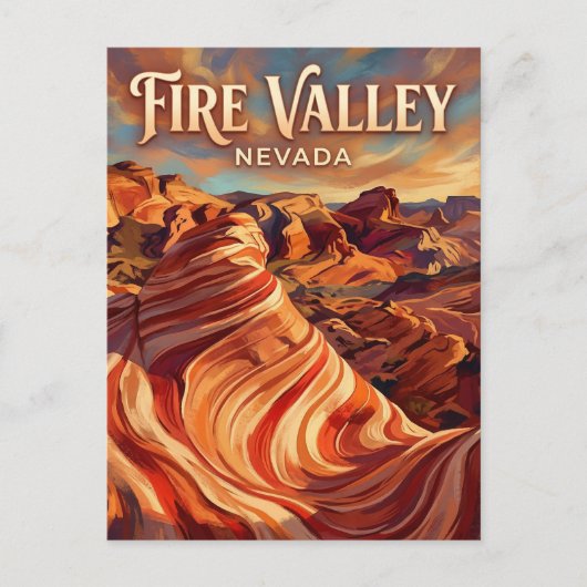 Valley of Fire Nevada ポストカード (正面)