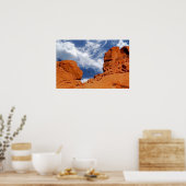 Valley of Fire Poster Print, "He Said, She Said" ポスター (キッチン)
