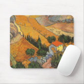 Valley with Plowman by Vincent van Gogh マウスパッド (マウス)