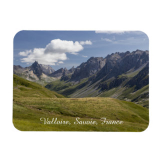 Valloire Mountains Summer Landscape, France マグネット