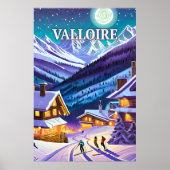 Valloire : Toile Alpestre, Éclats d'Hiver en Harmo ポスター (正面)