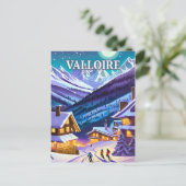 Valloire : Toile Alpestre, Éclats d'Hiver en Harmo ポストカード (スタンド正面)
