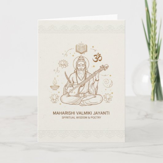 Valmiki jayanti celebration card カード (正面)