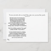 Valorフラットノートカードの女性 ノートカード (裏面)