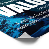 VALOR Mighty Man Jules 6:12 Christian ポスター (角)