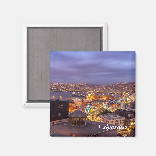 Valparaiso at Night マグネット (正面/裏面)