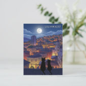 Valparaiso Chile cats at Night ポストカード (スタンド正面)