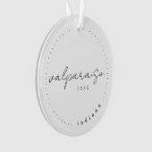 Valpariaso, Indiana IN旅行統一された州シンプル オーナメント (正面)