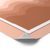 Value Element of Art Poster Pink White Boho Classr ポスター (角)