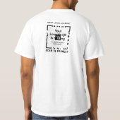 Value T-Shirt - WHITE - QR - PURE Collection Tシャツ (裏面)