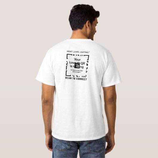 Value T-Shirt - WHITE - QR - PURE Collection Tシャツ (裏面フル)