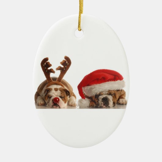 Valuegemサンタの助手のクリスマスのオーナメント セラミックオーナメント (正面)