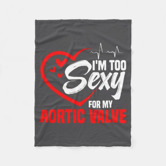 Valve Replacement Heart Surgery Aortic Valve Repai フリースブランケット (正面)