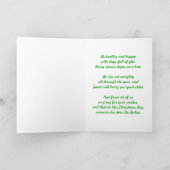 Valxart著サンタの雪の地球 シーズンカード (内部)