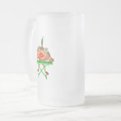 Valxart-著タマネギの皮 フロストグラスビールジョッキ (正面左)