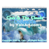valxart.com著雲のカレンダーの車 カレンダー (カバー)