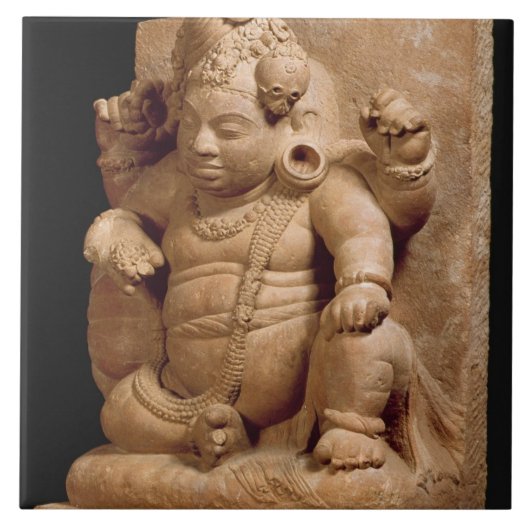 VamanaとしてSivaの姿、Mansarのマハラシュトラ(赤 タイル (正面)