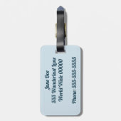 Vamonosの荷物のラベル ラゲッジタグ (裏面縦)