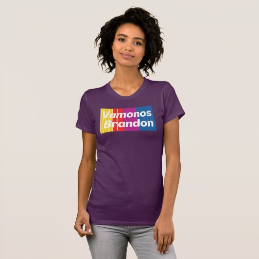Vamonos Brandon Sans Serif Tシャツ (正面フル)