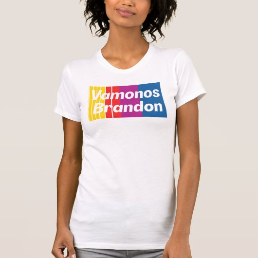 Vamonos Brandon Sans Serif Tシャツ (正面)