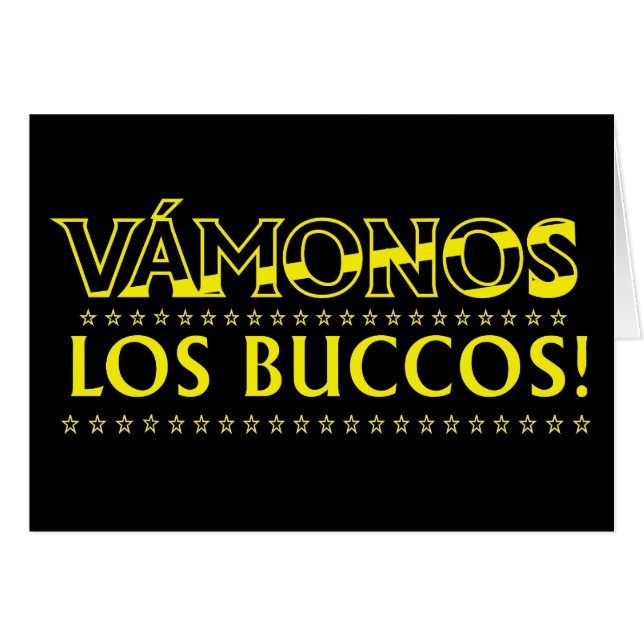 VÁMONOS LOS BUCCOS! Tarjeta (正面横)