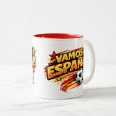 VAMOS ESPANA マグカップ | 愛国的なスペインサッカー (正面右)