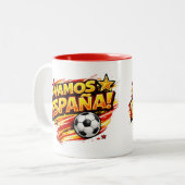 VAMOS ESPANA マグカップ | 愛国的なスペインサッカー (正面左)