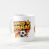 VAMOS ESPANA マグカップ | 愛国的なスペインサッカー (正面左)