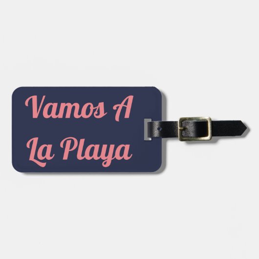 Vamos LaのPlayaの荷物のラベル ラゲッジタグ (正面横)