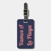Vamos LaのPlayaの荷物のラベル ラゲッジタグ (正面縦)