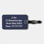 Vamos LaのPlayaの荷物のラベル ラゲッジタグ (裏面横)