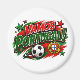 VAMOS PORTUGAL! | ポルトガルを讃えるフットボールTシャツ マグネット