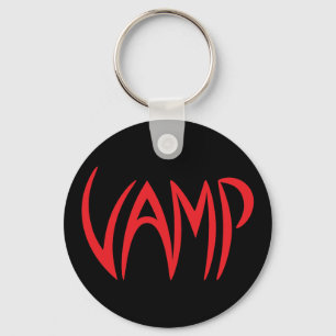 Vampの文字(黒いまたは赤)版 キーホルダー