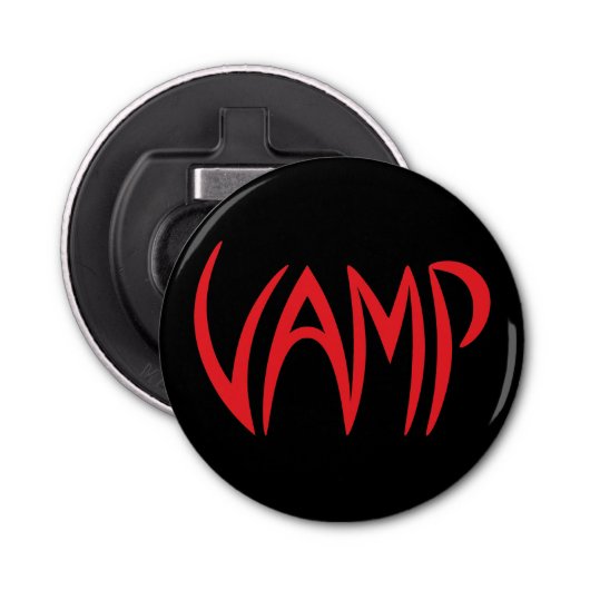 Vampの文字(黒いまたは赤)版 栓抜き (正面)
