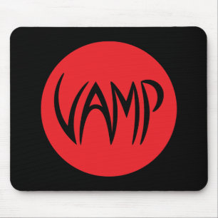 Vamp文字(赤/黒)バージョン マウスパッド
