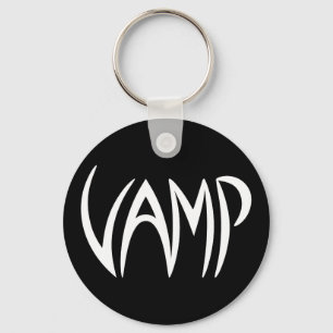 Vamp文字(黒/白)バージョン キーホルダー