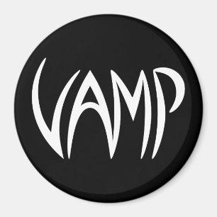 Vamp文字(黒/白)バージョン マグネット