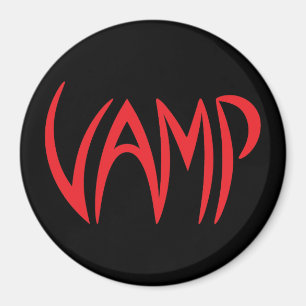 Vamp文字(黒/赤)バージョン マグネット