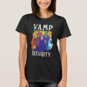 Vamp Security Easy Halloween Costume Tシャツ (正面)