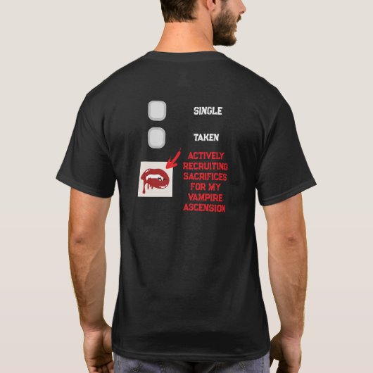 Vampire Ascension Tシャツ (裏面)