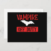 Vampire bat off duty ポストカード (正面/裏面)