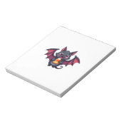 Vampire Bat with Candy � Cute Halloween T-Shirt ノートパッド (回転)