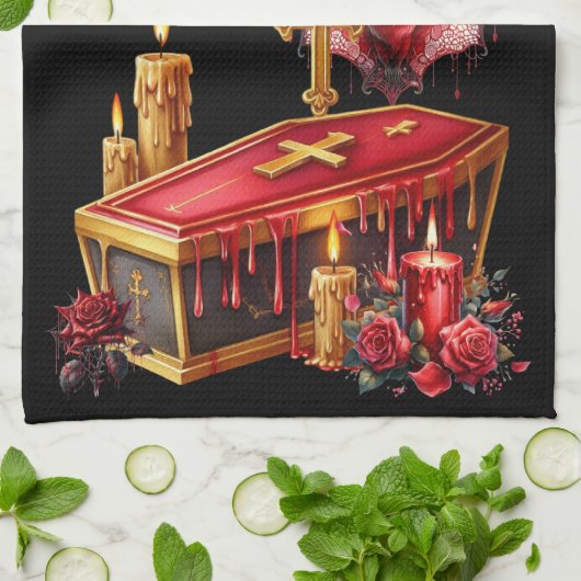 Vampire Bats キッチンタオル (折り畳み)