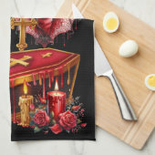 Vampire Bats キッチンタオル (四つ折り)