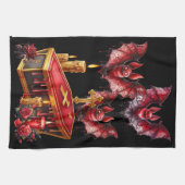 Vampire Bats キッチンタオル (横)