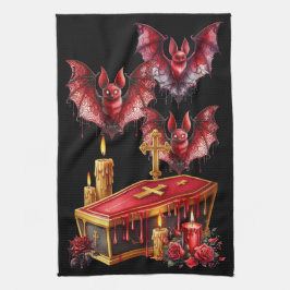 Vampire Bats キッチンタオル