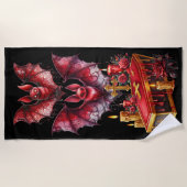 Vampire Bats ビーチタオル (正面)